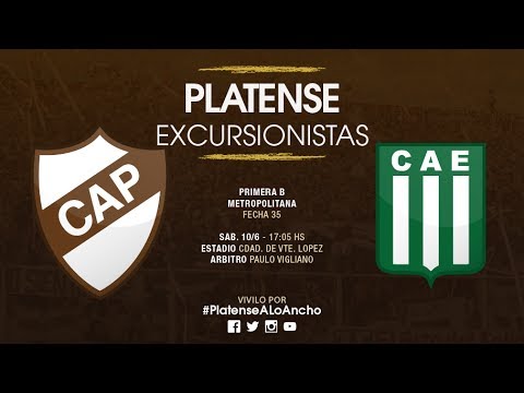 Platense - Excursionistas | TRANSMISIÓN EN VIVO | Fecha 35 | Campeonato 2016/2017