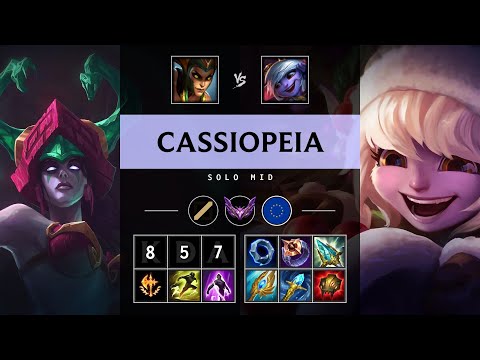 Cassiopeia Mid vs Tristana - EUW Master Patch 25.21
