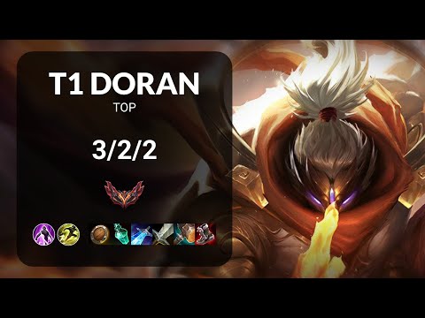 T1 Doran Jax vs Jayce TOP - KR GRANDMASTER Patch 15.8