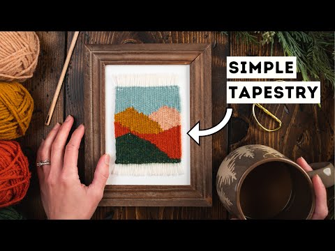 How to weave a CUTE landscape tapestry