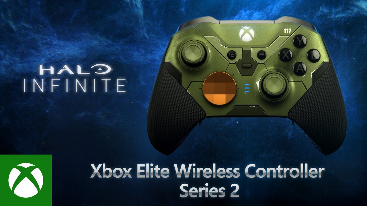 Xbox Elite Wireless Controller Series 2 - Halo Infinite Limited Edition - YouTube