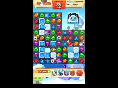 Jewel Match King Level 251 - Walkthrough ( No Booster )