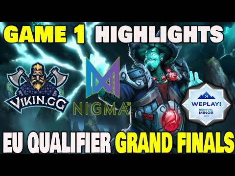 VIKIN.GG VS NIGMA GAME 1 Bukovel Minor EU Qualifier Grand Finals