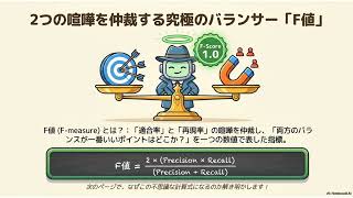 【G検定】正解率99%の罠！？機械学習の最難関「F値（F-measure）」と混同行列の仕組みを世界一わかりやすく解説