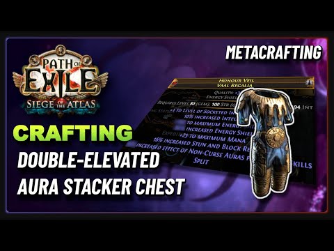 PoE 3.17 - Crafting an Elevated Aura Stacker Chest