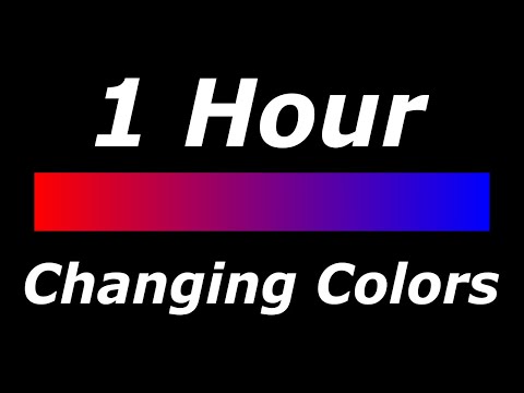 Relaxing 3 Color Changing: Red-Violet/Purple-Blue Screen Led Lights [1 Hour]