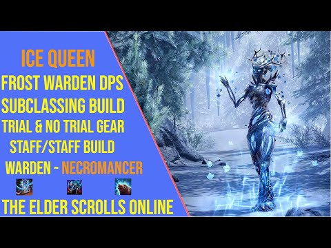 Powerful Frost Warden DPS Build for ESO - Magicka Warden Subclassing Build