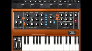 Video thumbnail for MOOG MINIMOOG Model D - Demo for the iPad - Supports AUv3 - Awesome by The Sound Test Room