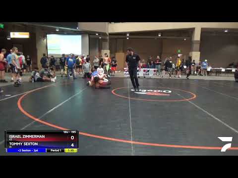 195 Lbs Semifinal - Israel Zimmerman, KS Vs Tommy Sexton, IA 37c3