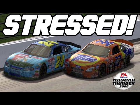 MOST STRESSFUL CHARLOTTE RACE!  | NASCAR Thunder 2000