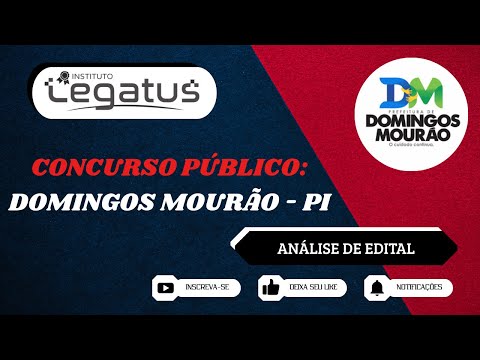 ANÁLISE DO EDITAL DE DOMINGOS MOURÃO - PI - LEGATUS 2026