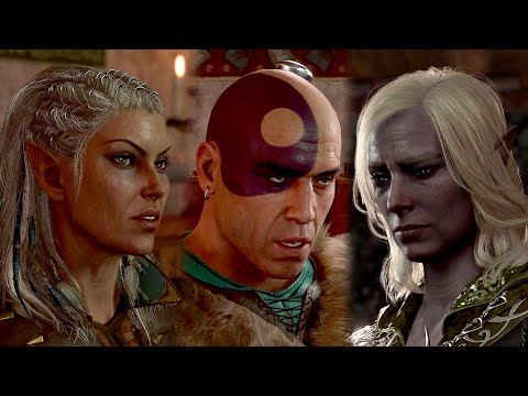 Minsc and Jaheira meet Viconia and talk about her - Baldur's Gate 3