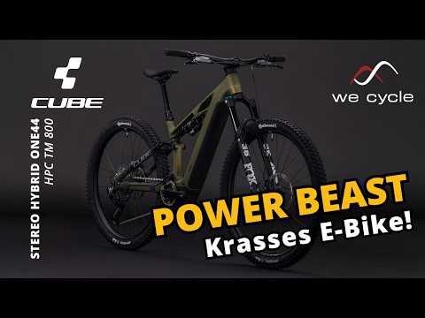 Cube Stereo Hybrid ONE44 HPC TM 800 2026 – Carbon E-MTB mit Bosch Performance Line CX