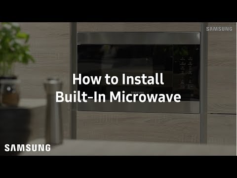 Samsung Built-In Microwave : Installation Guide