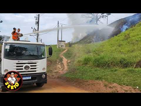 CAMINHÃO PIPA DE JUQUITIBA EM AÇÃO BOMBEIRO BRANCO.