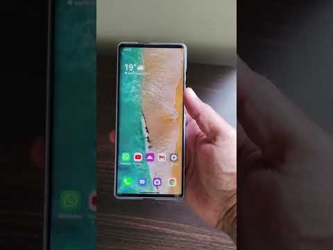 LG Wing mobile In Display Finger Print Scanner | #shorts