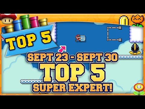 TOP 5 SUPER EXPERT COURSES [SEPT23~SEPT30] Super Mario Maker 2 with Oshikorosu [6]
