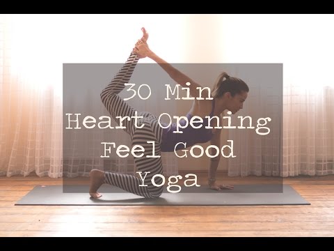 30 Min Heart Opening Feel Good Yoga