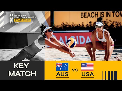 Clancy/Mariafe 🇦🇺 vs. Cannon/Sponcil 🇺🇸 - Woman’s Key Match Rome 2022 #BeachworldChamps