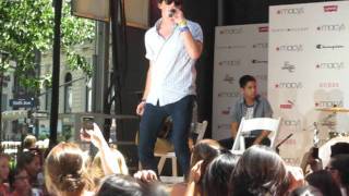 Allstar Weekend - Meet Me In The Middle (Acoustic) at Macy&#39;s Herald Square