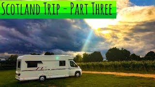 Free stop at a Vineyard All To Ourselves!! Scotland in a Motorhome Ep. 3