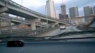 preview picture of video 'Approaching Downtown Miami'