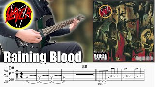 Download lagu Raining Blood / Slayer (screen TAB | Guitar lesson) mp3