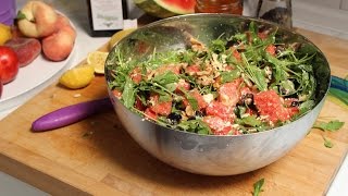 Wassermelonen Salat - Quick und Easy  #Grillsaison I Janina Uhse