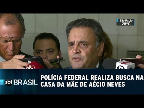 Polícia Federal realiza buscas na casa da mãe de Aécio Neves | SBT Brasil (20/12/18)