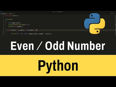 Python Program To Check If A Number Is Even Or Odd Python For Beginners Pythonprogramming