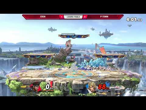 VS Weekly 8/22/19 - Losers Finals - Eden (Snake) vs P-Town (Ken) - SSBU