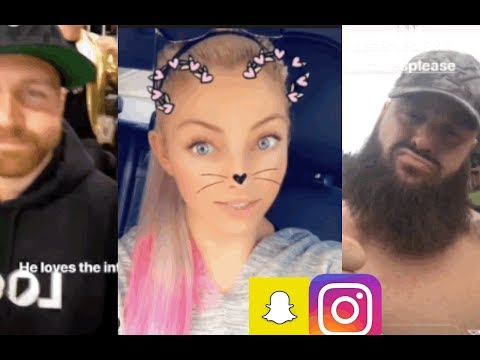 WWE Snapchat/Instagram ft. Dean Ambrose, Braun Strowman, Alexa Bliss, Mandy Rose n MORE