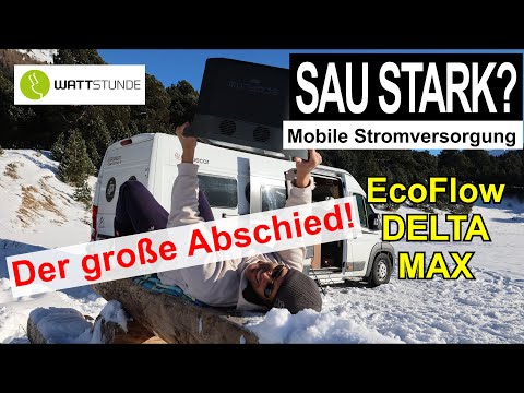 Geiles Teil? EcoFlow DELTA MAX | Mobile Stromversorgung | Outdoor Batterie | 2,4 KW Wechselrichter