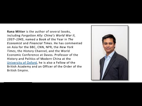 Rana Mitter, China's Good War: How World War II is Shaping a New Nationalism, CSU San Bernardino