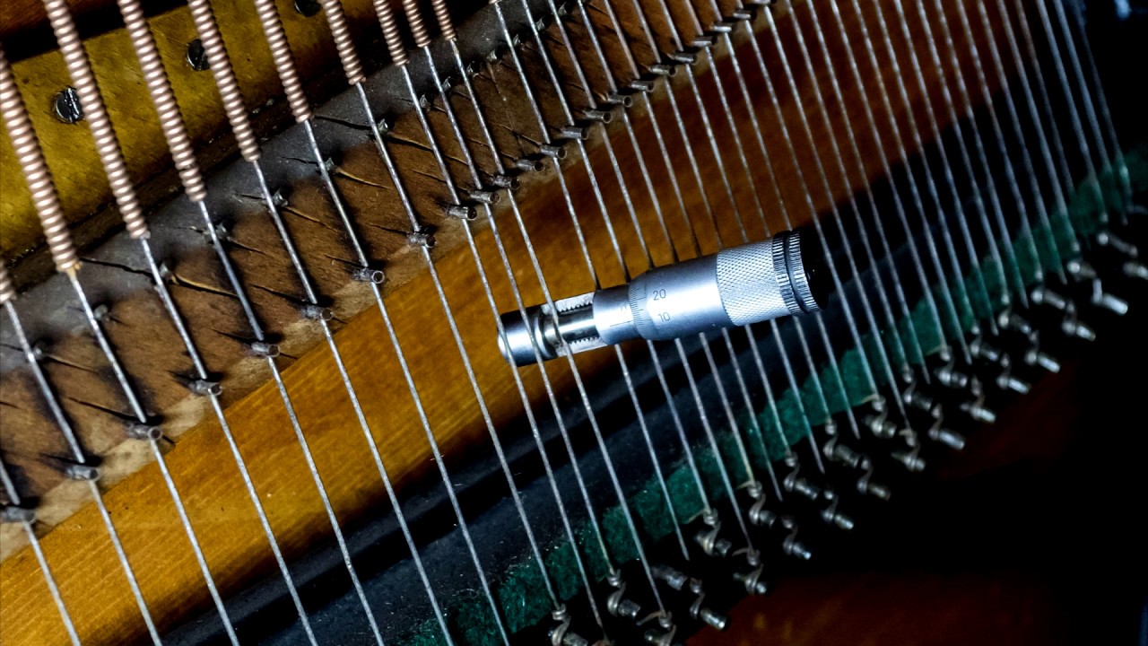 Las cuerdas del Piano - Medidas y colocación