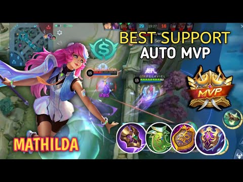 (MVP BEST SUPPORT) GAMEPLAY MATHILDA - BUILD TOP 1GLOBAL MATHILDA - MLBB