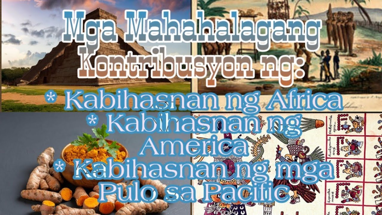 Putar video AralPan8 Q2 M4: Mahahalagang Kontribusyon ng Kabihasnang Africa, America at mga Pulo sa Pacific sekarang AralPan8 Q2 M4: Mahahalagang Kontribusyon ng Kabihasnang Africa, America at mga Pulo sa Pacific