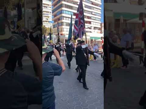 Benidorm Royal British Legion Parade 15 Oct 22