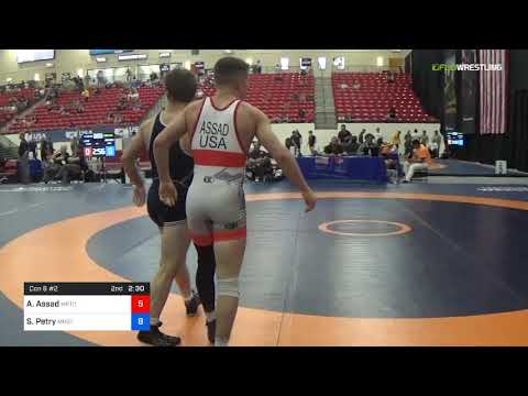 2018 Marine Corps US Open/Senior Men's Freestyle 57 Con 8 #2 - Austin Assad (MRTC) Vs. Skyler Petr