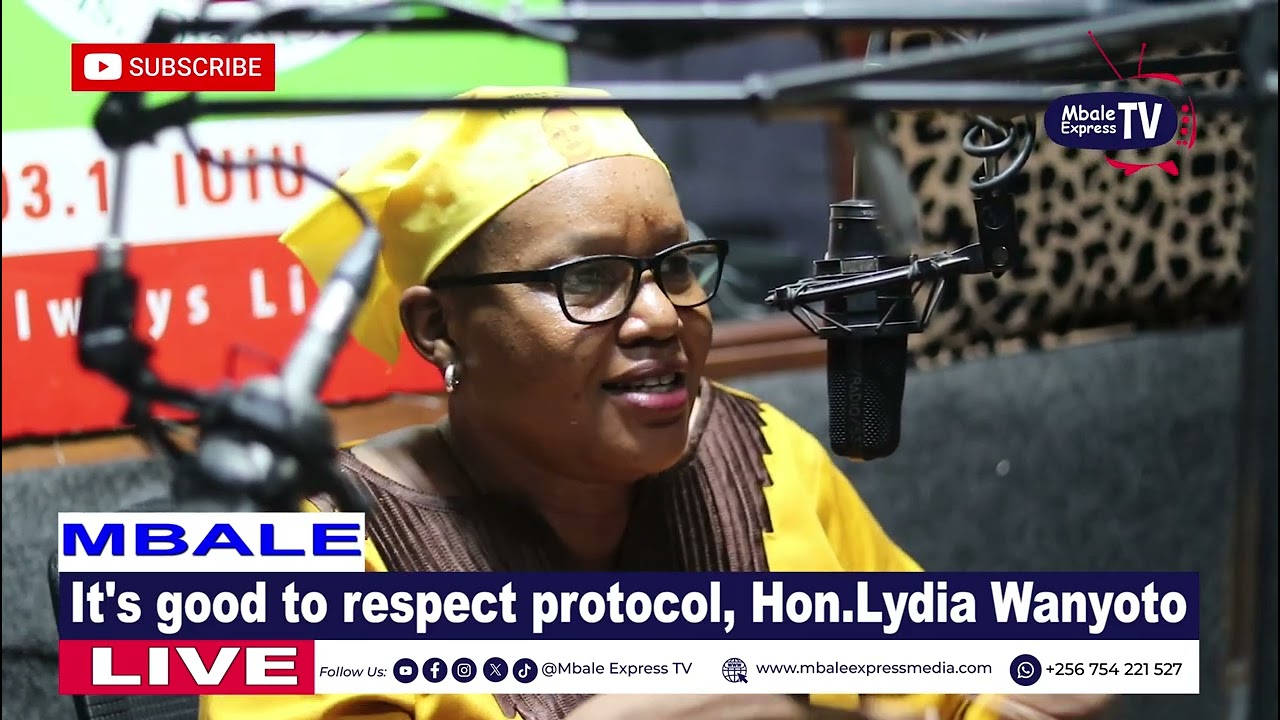 It's always good to respect protocol, Hon.Lydia Wanyoto