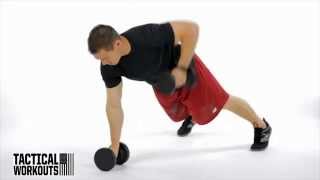Dumbbell Alternating Plank Row exercise video thumbnail