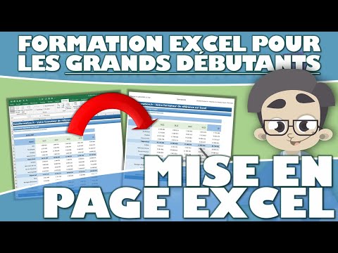 COMMENT METTRE EN FORME UN DOCUMENT POUR L'IMPRIMER SUR EXCEL