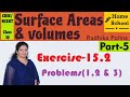 Surface Areas Volumes Part 5 Class 10 Exercise 15 2 Problems 1 2 3 Mathematics NCERT CBSE