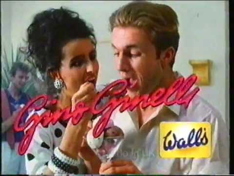 Gino Ginelli ice cream advert from 1991