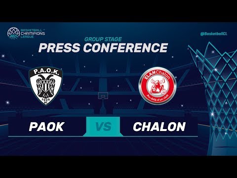 PAOK v Elan Chalon - Press Conference - Basketball Champions League