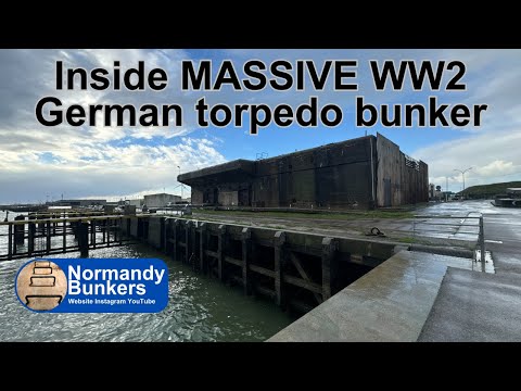 WE GO INSIDE WW2 GERMAN TORPEDO & MINE BUNKER IN FRANCE