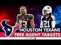 UPDATED Houston Texans Free Agent Targets After 2024 NFL Draft Ft. Calais Campbell & Stephon Gilmore