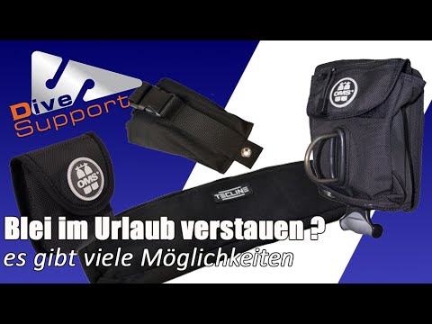 Wie bekommst Du im Urlaub am Wingsystem  Blei verstaut? Es gibt viele Möglichkeiten. | DiveSupport