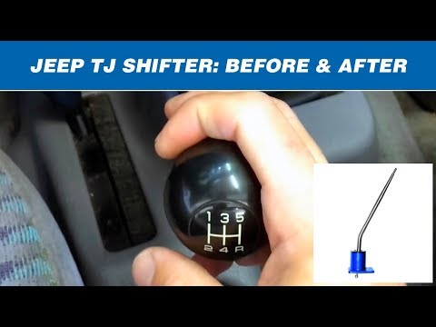 B&M Precision Manual SportShifter for Jeep Wrangler TJ, YJ AX15 Transmission