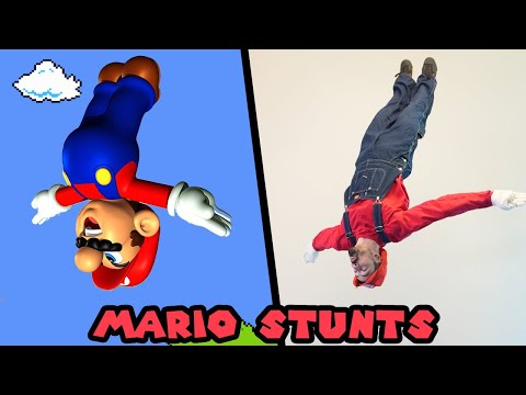 Stunts From Super Mario In Real Life (64, Sunshine, Galaxy, Smash)